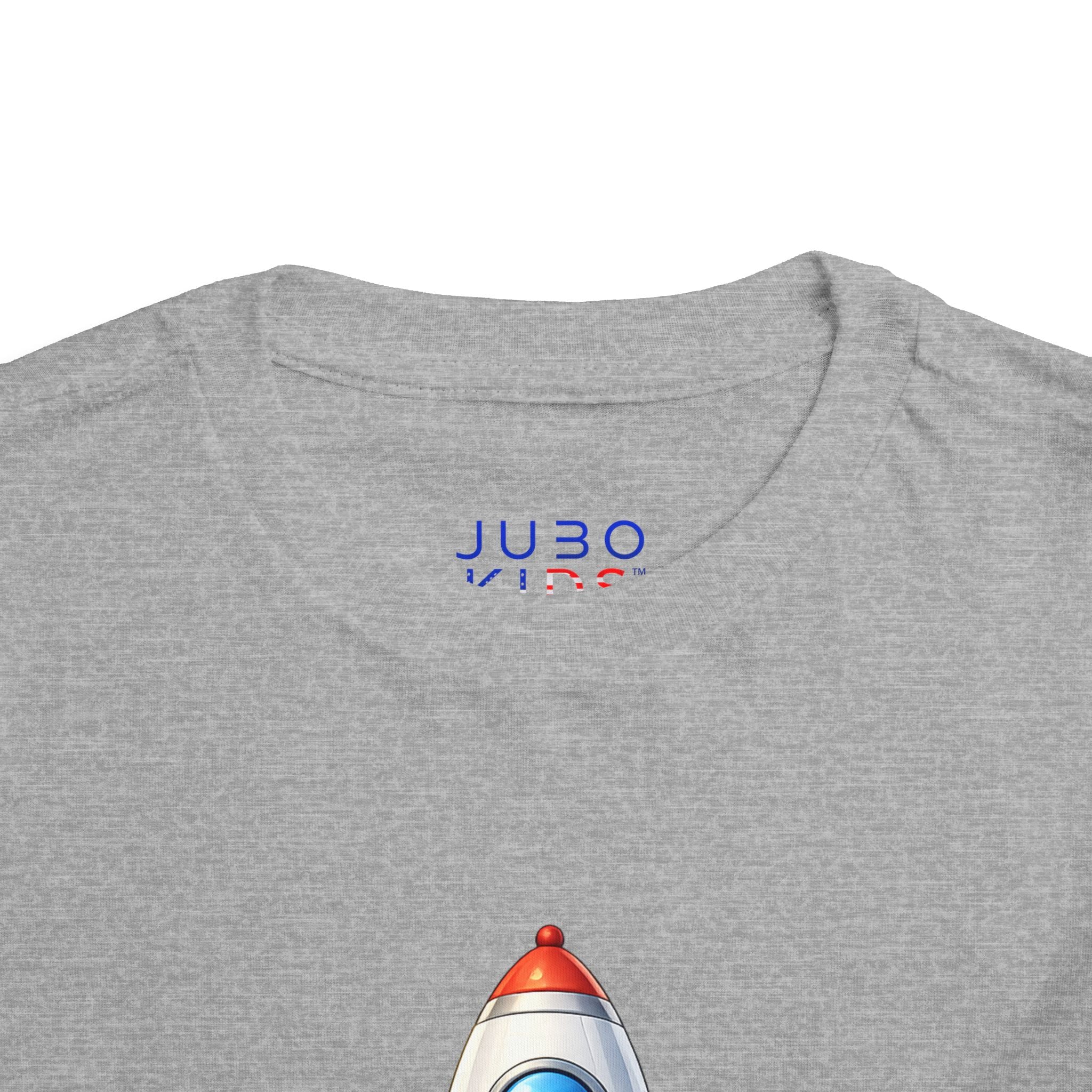 Toddler Rocket Tee — Cute Space Rocket Graphic Short Sleeve Shirt for Kids