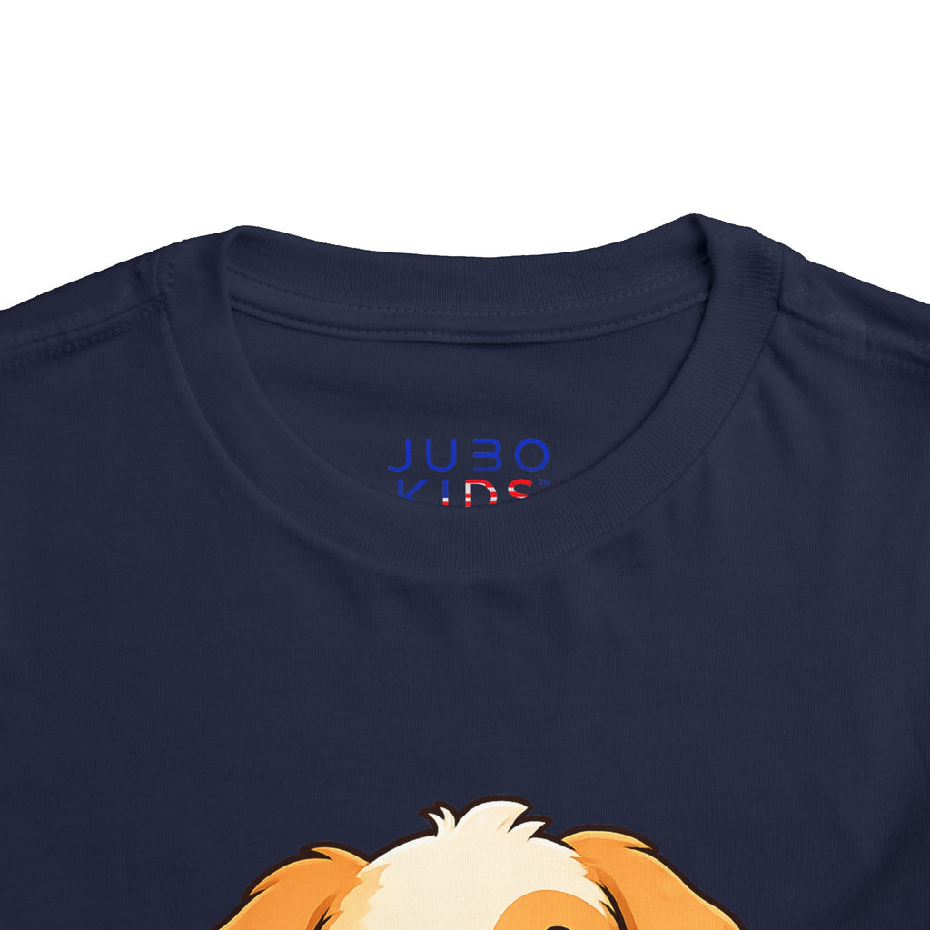 Puppy Toddler Tee – Adorable Cartoon Dog Graphic Shirt for Kids