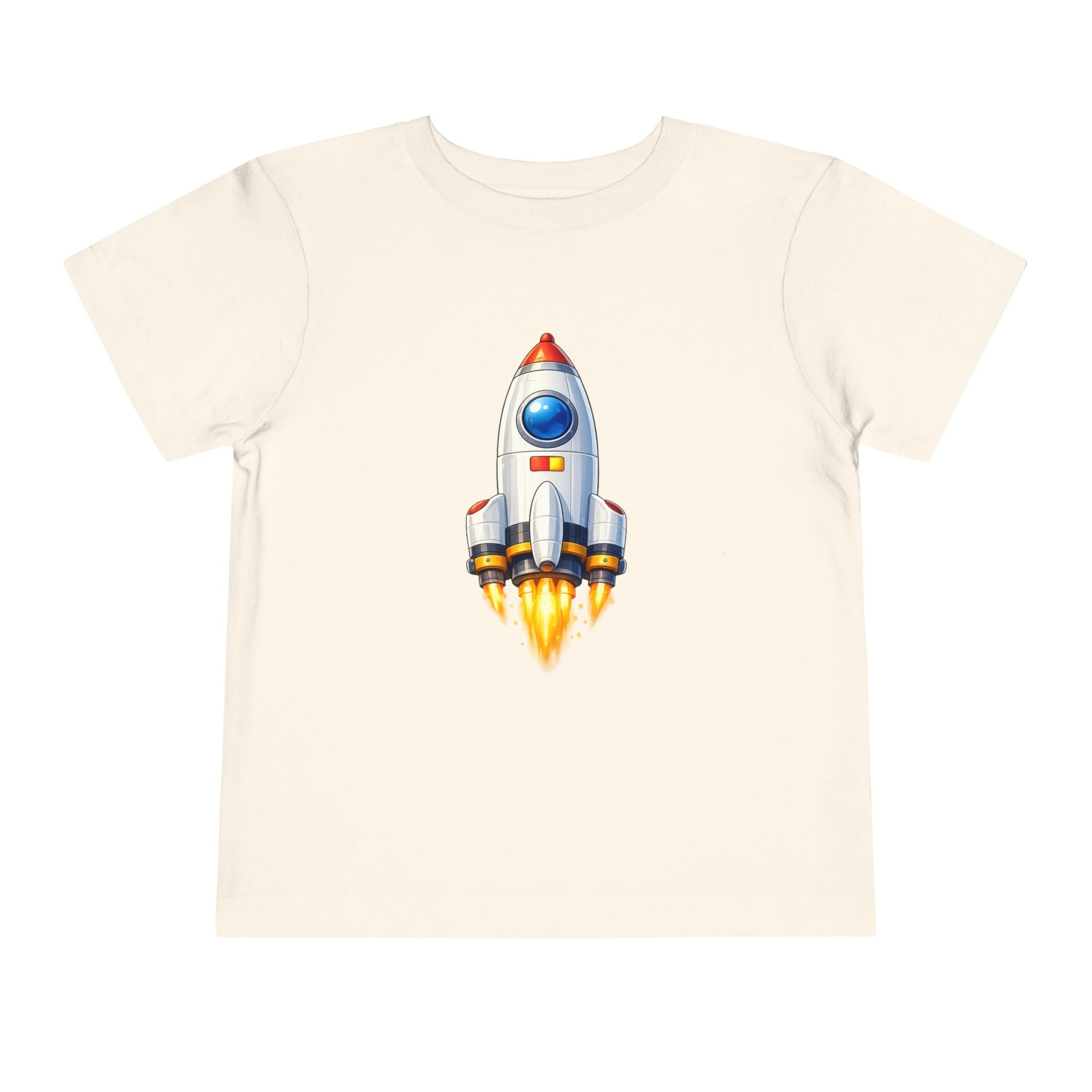 Toddler Rocket Tee - Cute Space Rocket Graphic Shirt for Kids