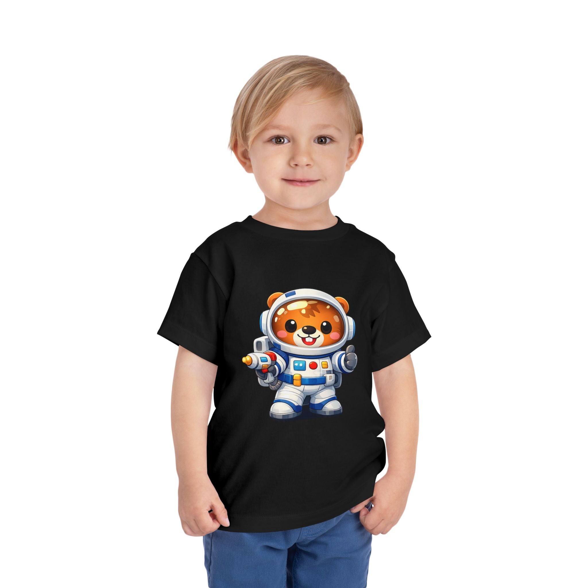 Toddler Astronaut Bear Tee — Cute Space Explorer Kids Shirt