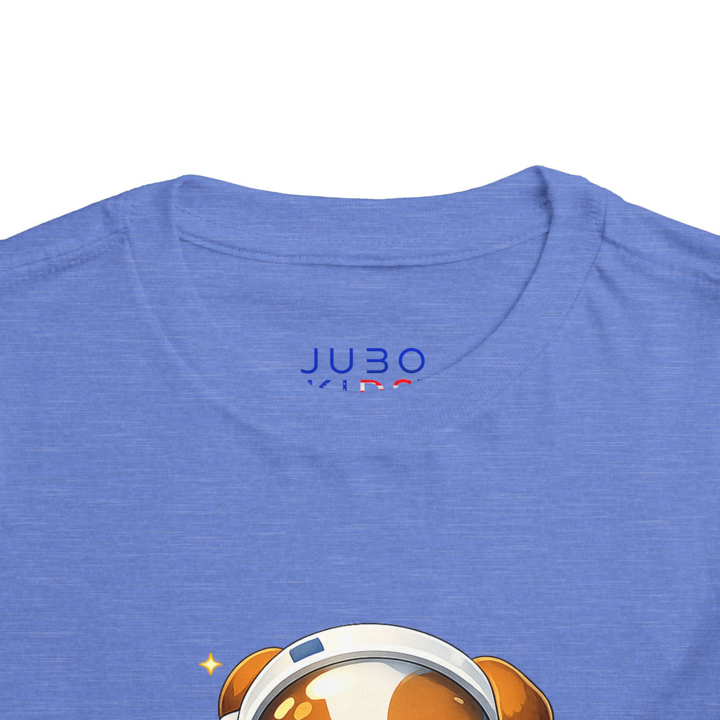 Toddler Astronaut Puppy Tee — Cute Space Dog Short Sleeve Shirt