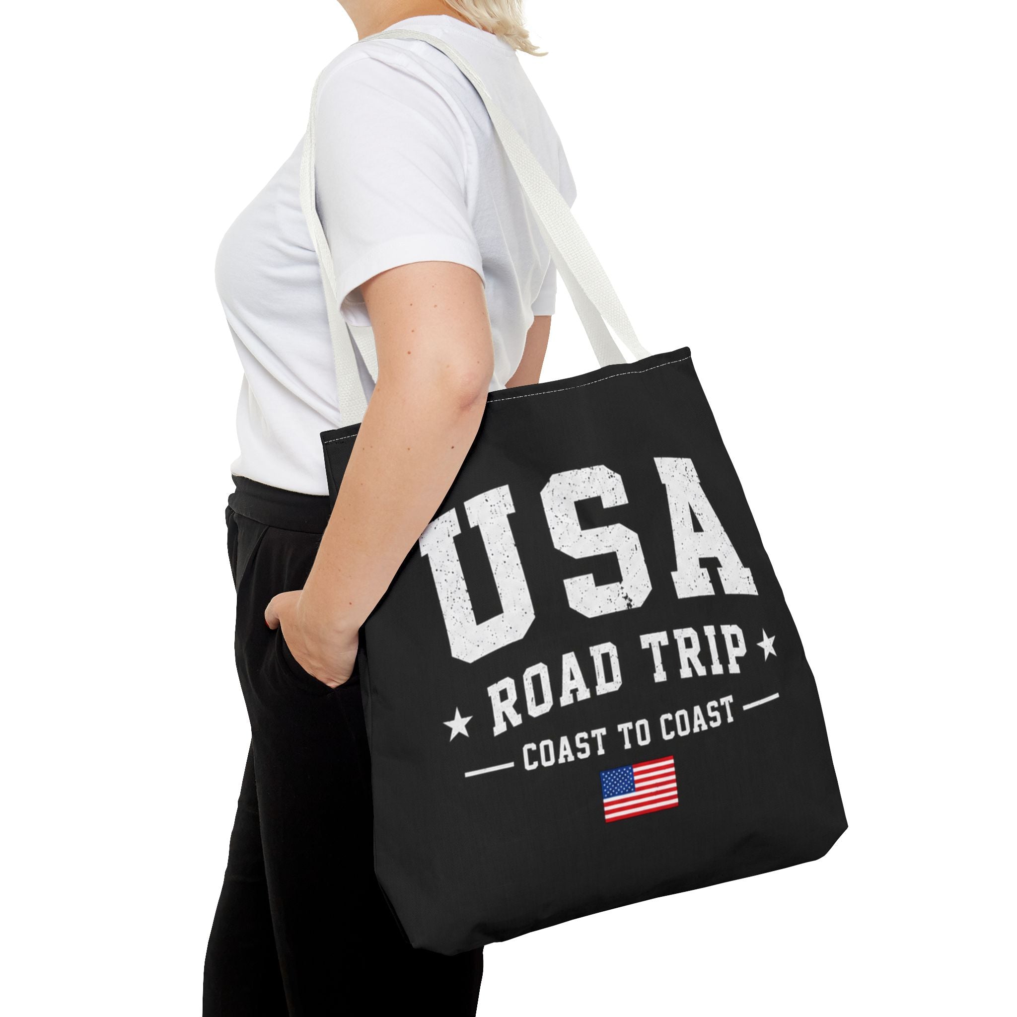 Classic USA Canvas Tote Bag