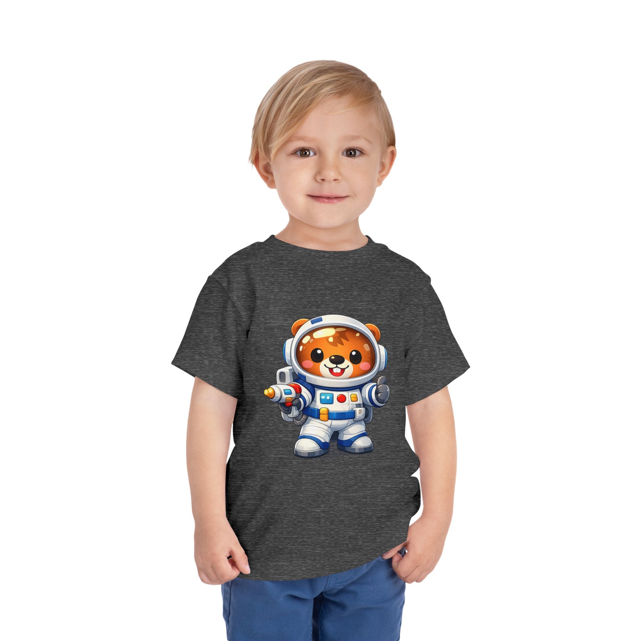 Toddler Astronaut Bear Tee — Cute Space Explorer Kids Shirt