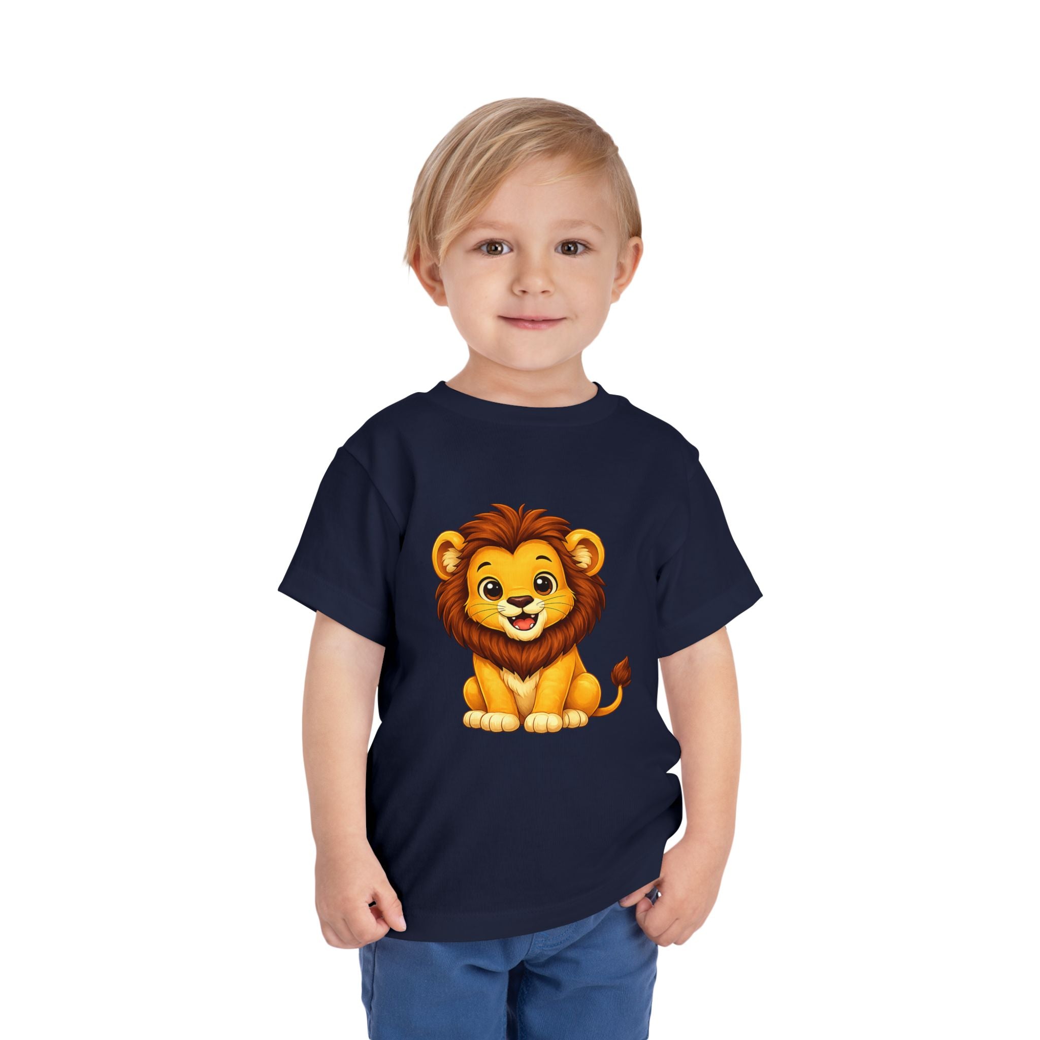 Baby Lion Toddler Tee — Adorable Safari Animal Short Sleeve Shirt