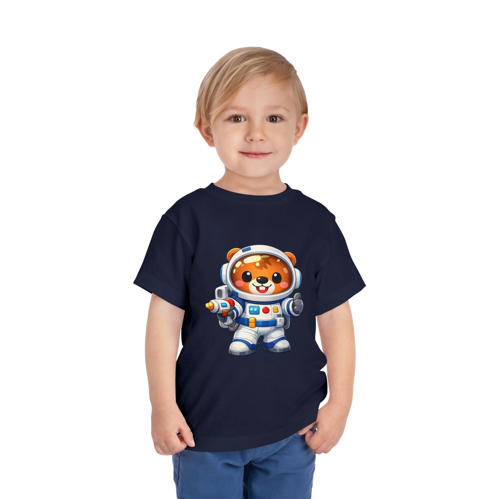 Toddler Astronaut Bear Tee — Cute Space Explorer Kids Shirt