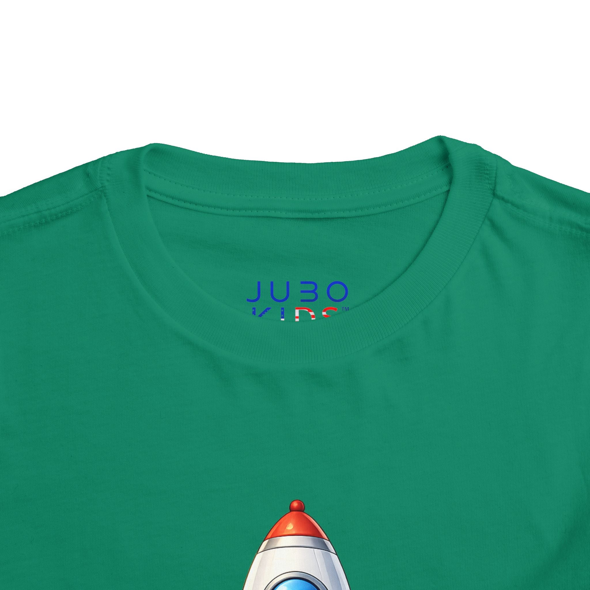 Toddler Rocket Tee — Cute Space Rocket Graphic Short Sleeve Shirt for Kids