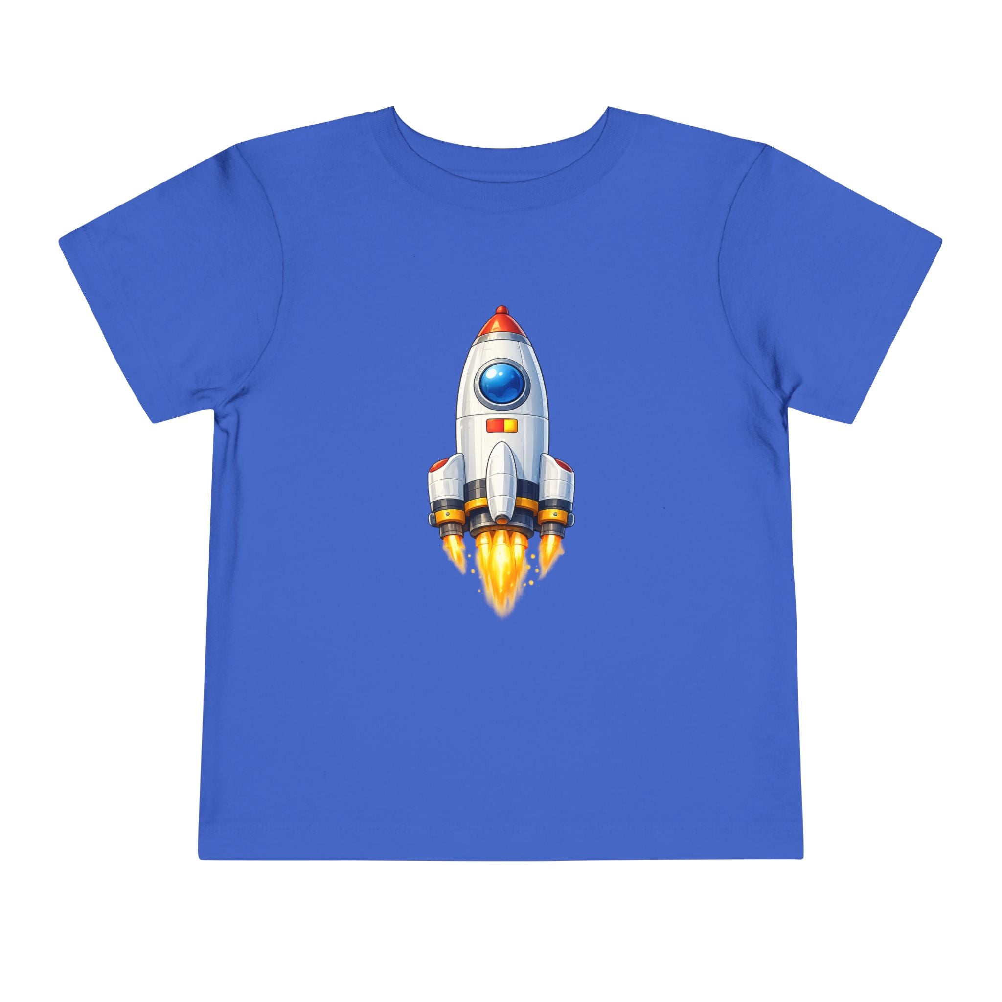 Toddler Rocket Tee - Cute Space Rocket Graphic Shirt for Kids