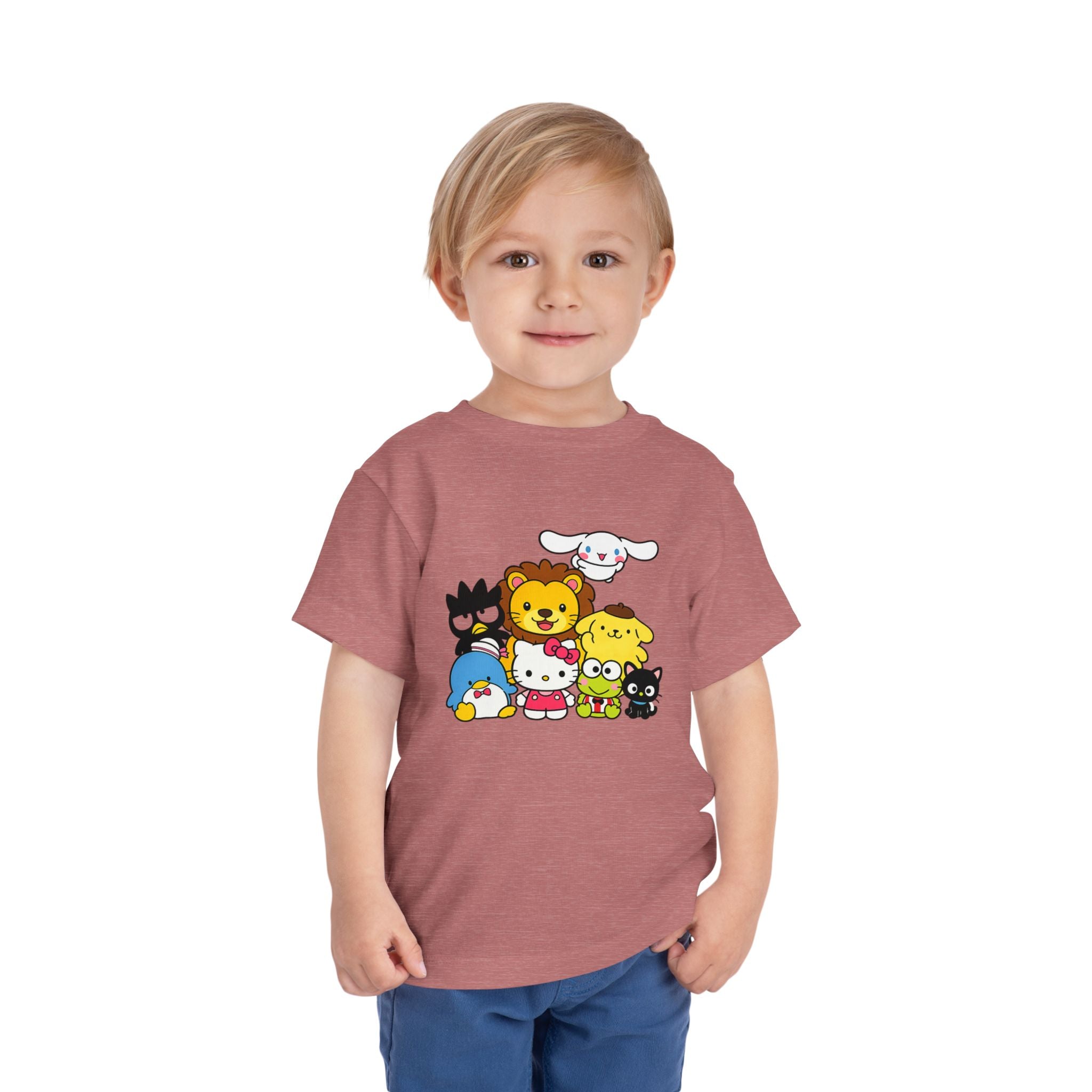 Cartoon Animal Group Toddler Tee