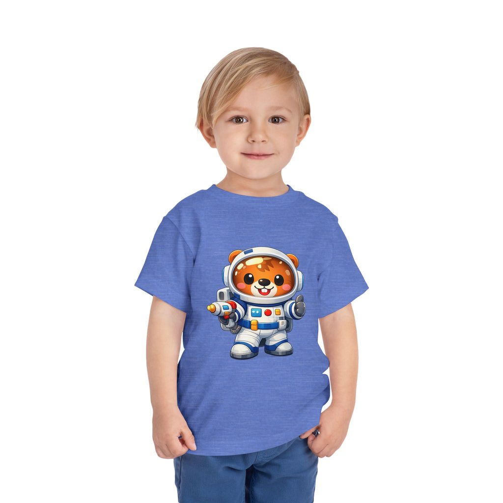 Toddler Astronaut Bear Tee — Cute Space Explorer Kids Shirt