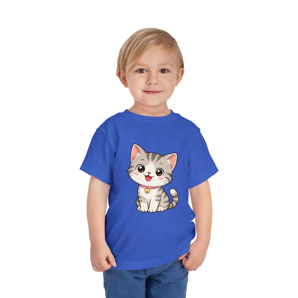 Kitten Toddler Tee — Adorable Cat Graphic Shirt for Kids
