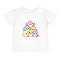 Toddler Tee — Cute Rainbow Baby Birds Graphic Shirt