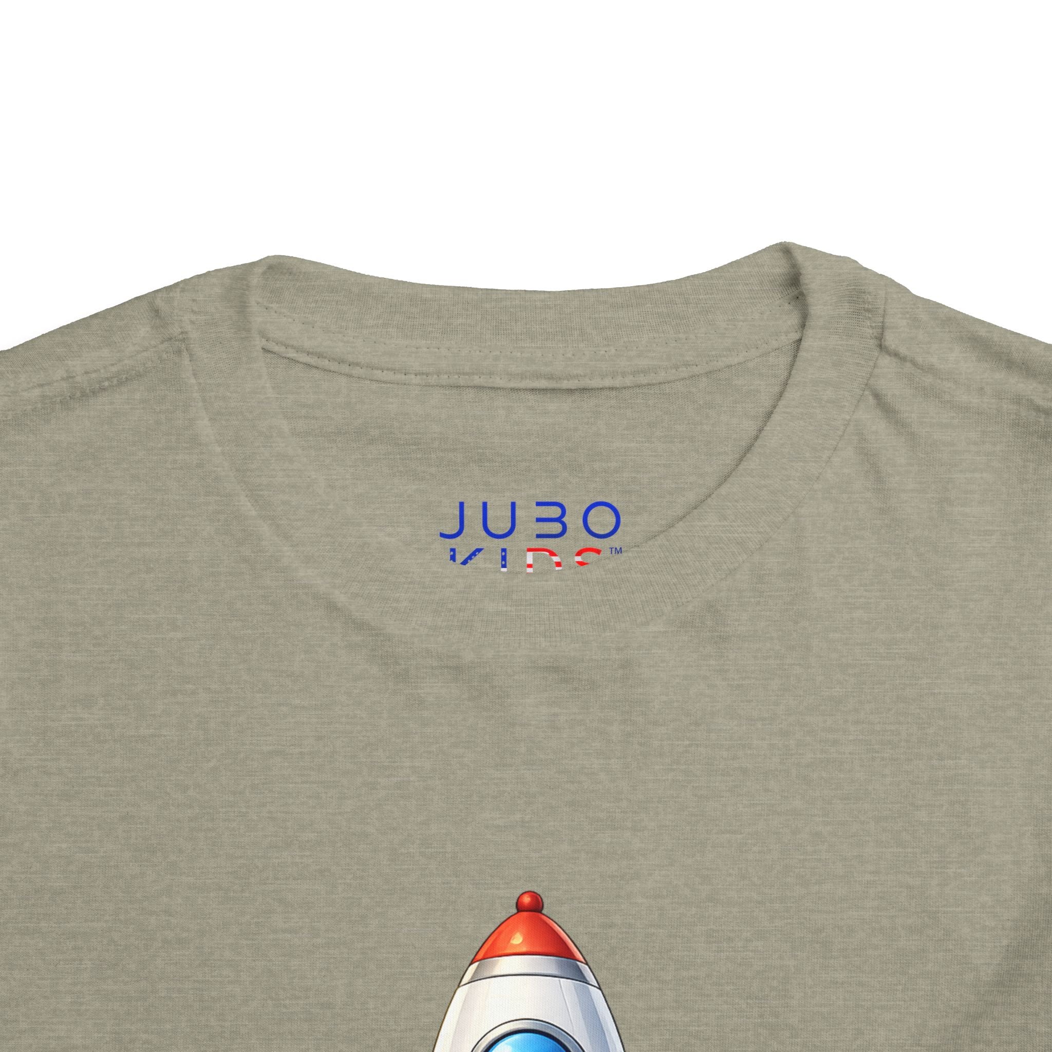 Toddler Rocket Tee — Cute Space Rocket Graphic Short Sleeve Shirt for Kids