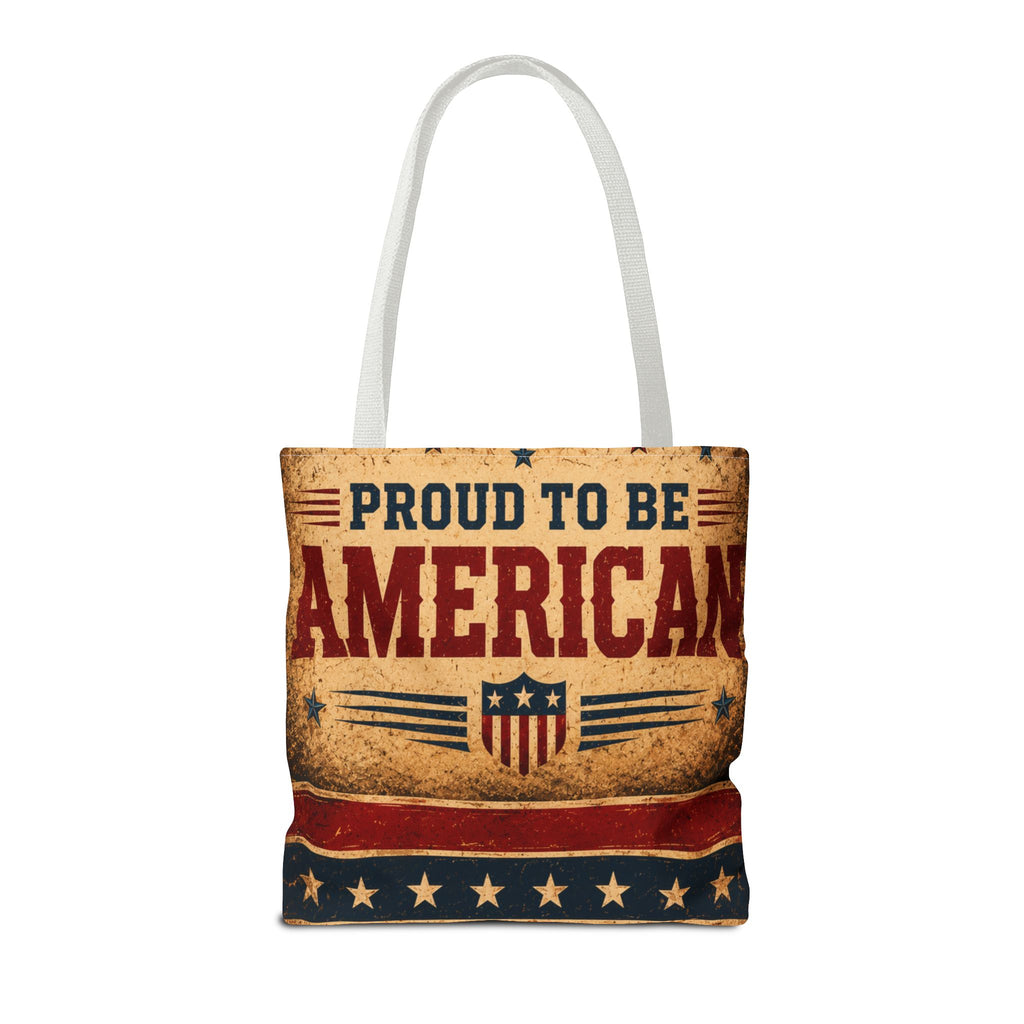 USA Flag Red Tote Bag — Vintage America Tote
