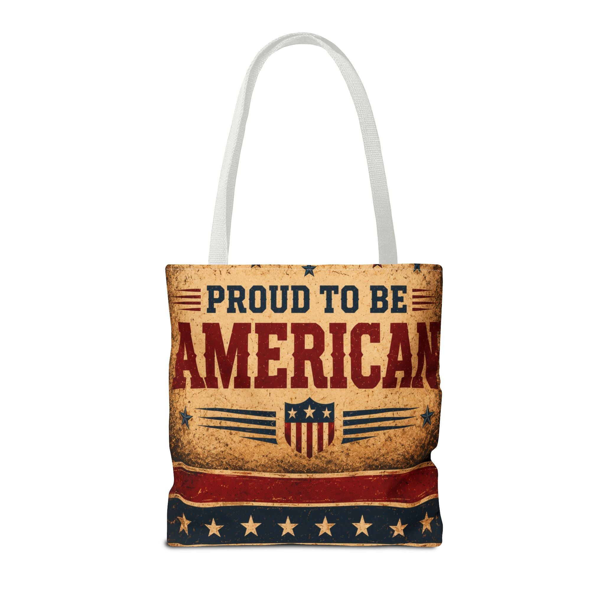USA Flag Red Tote Bag — Vintage America Tote