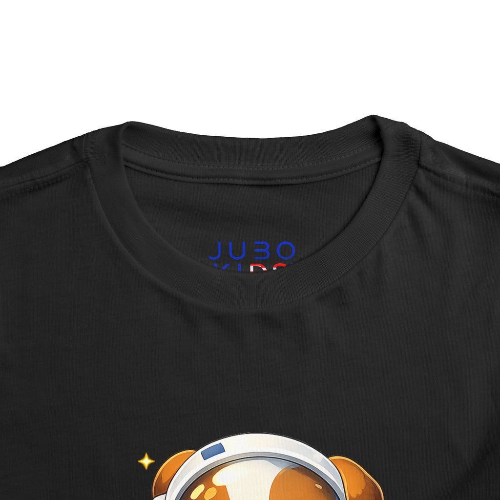 Toddler Astronaut Puppy Tee — Cute Space Dog Short Sleeve Shirt