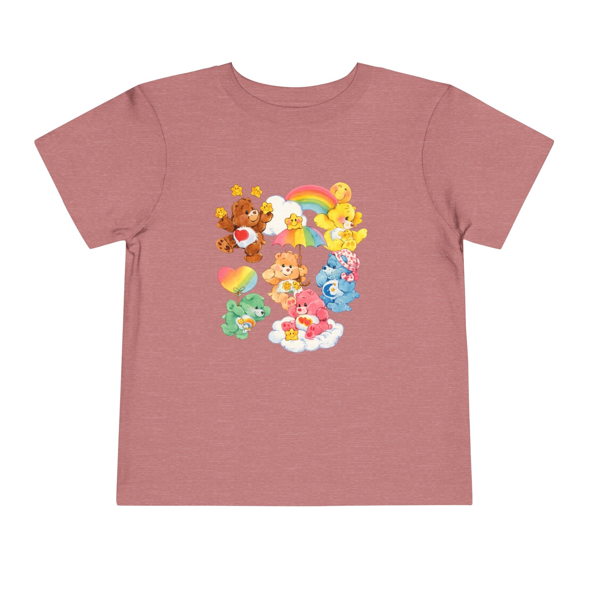 Bears Toddler Tee — Colorful Rainbow Character Graphic Shirt