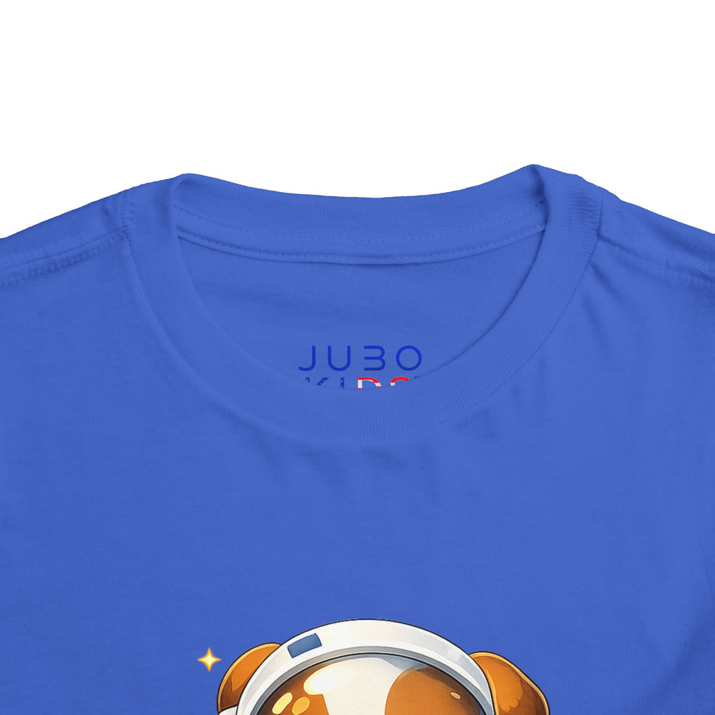 Toddler Astronaut Puppy Tee — Cute Space Dog Short Sleeve Shirt