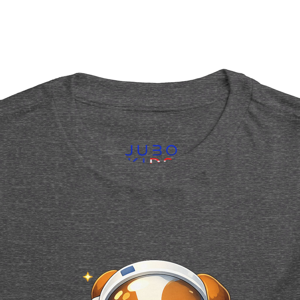 Toddler Astronaut Puppy Tee — Cute Space Dog Short Sleeve Shirt