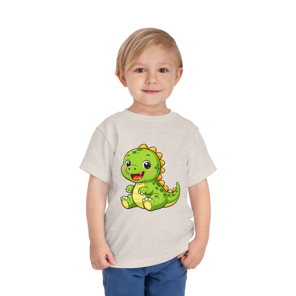 Baby Dinosaur Toddler Tee — Adorable Green Dino Graphic Shirt for Kids