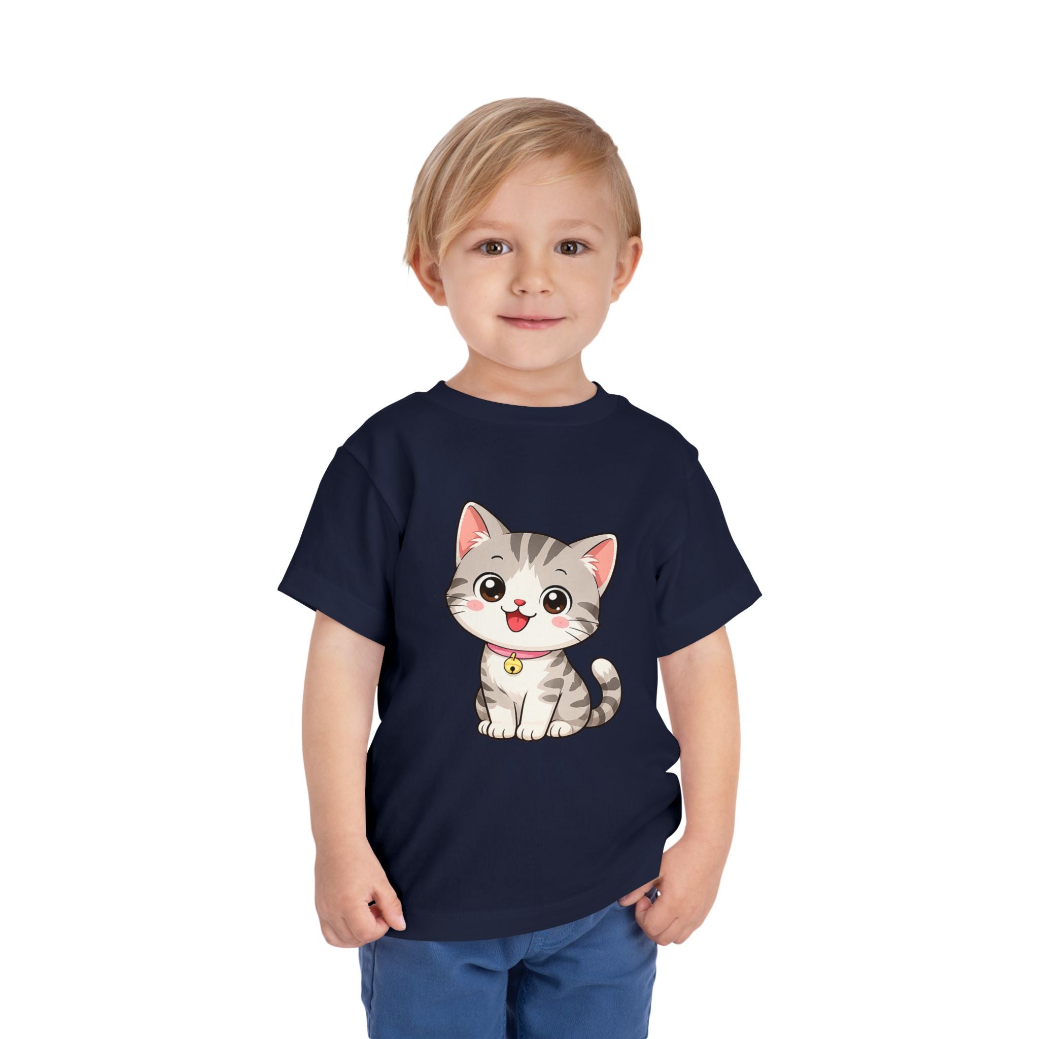 Kitten Toddler Tee — Adorable Cat Graphic Shirt for Kids
