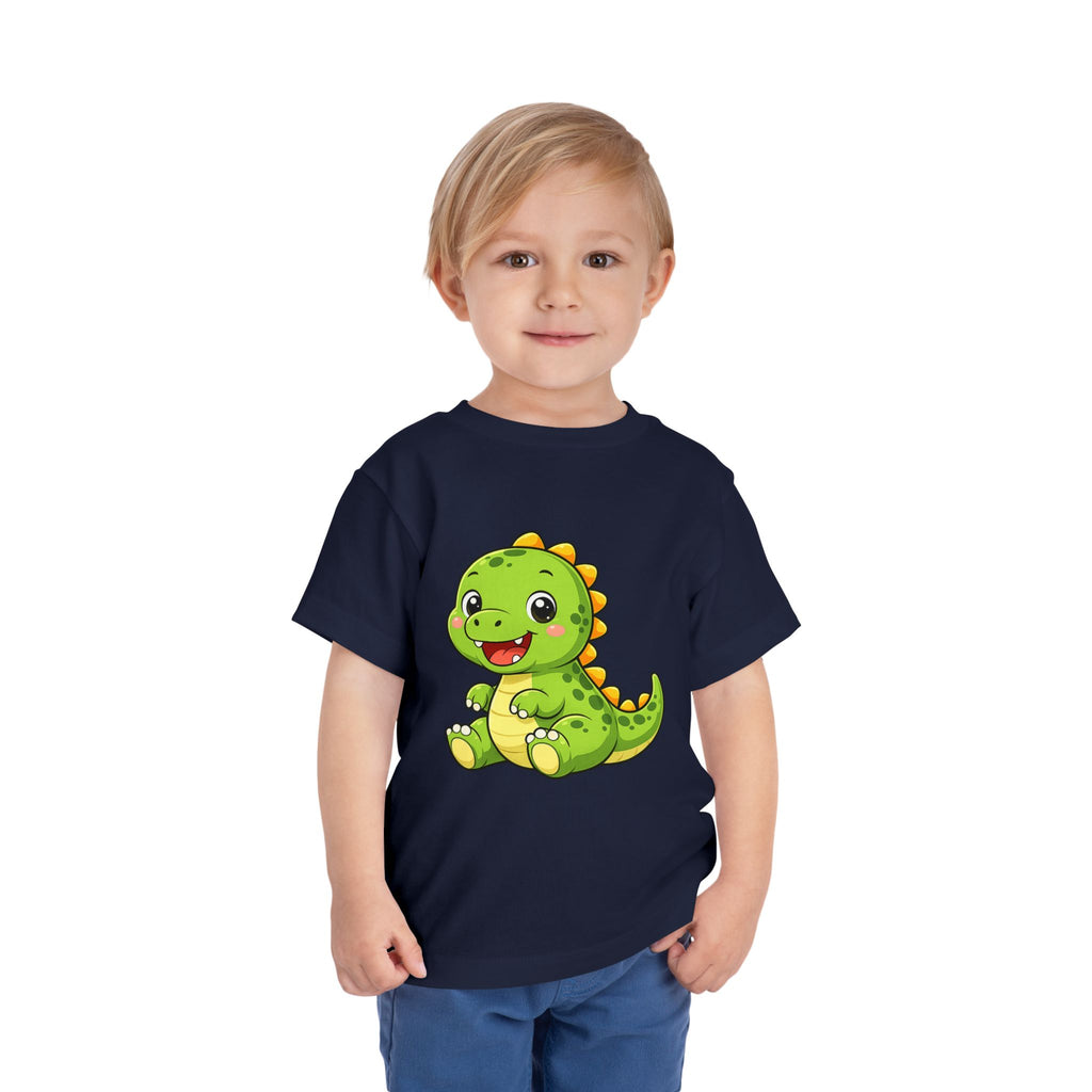 Baby Dinosaur Toddler Tee — Adorable Green Dino Graphic Shirt for Kids