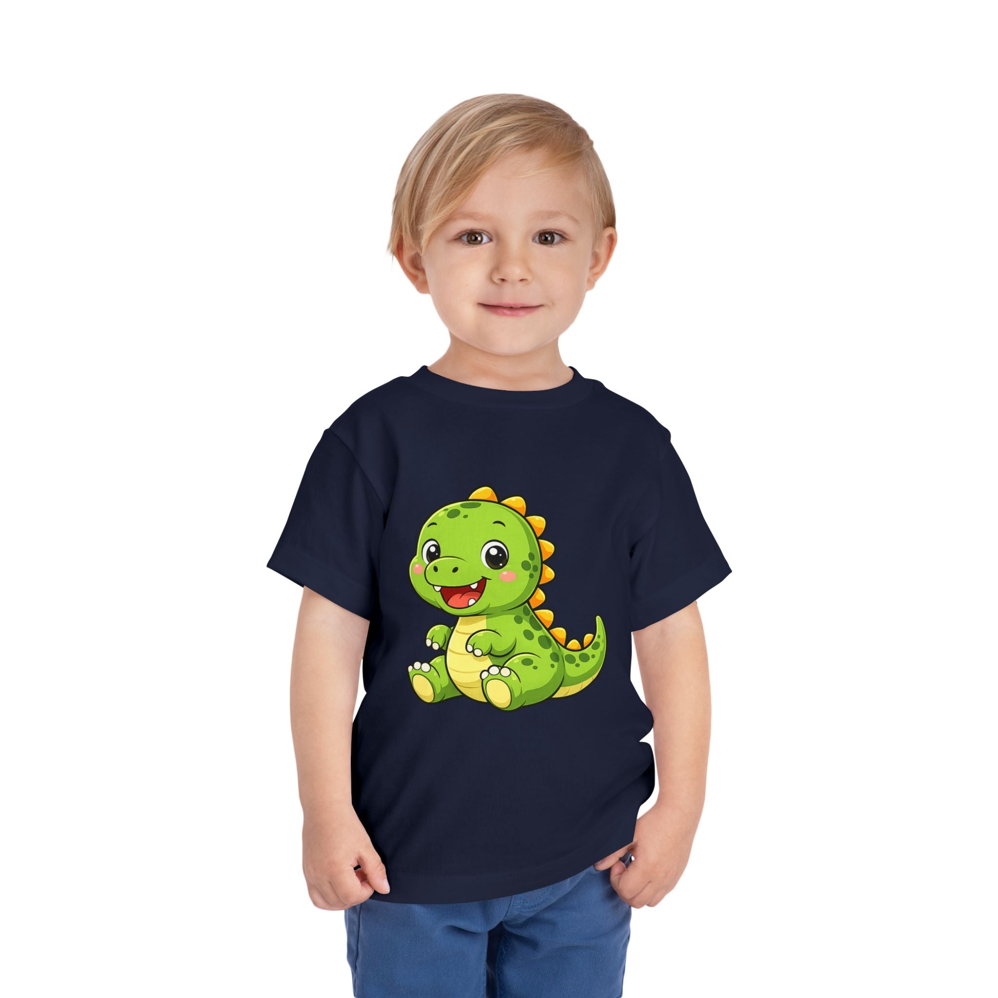 Baby Dinosaur Toddler Tee — Adorable Green Dino Graphic Shirt for Kids