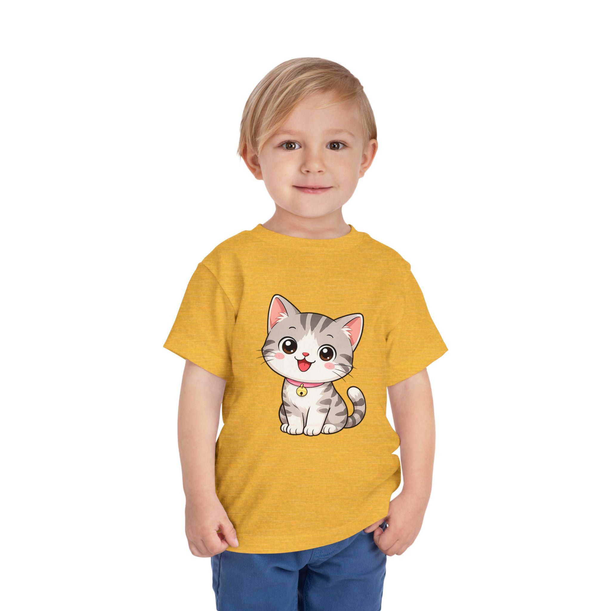 Kitten Toddler Tee — Adorable Cat Graphic Shirt for Kids