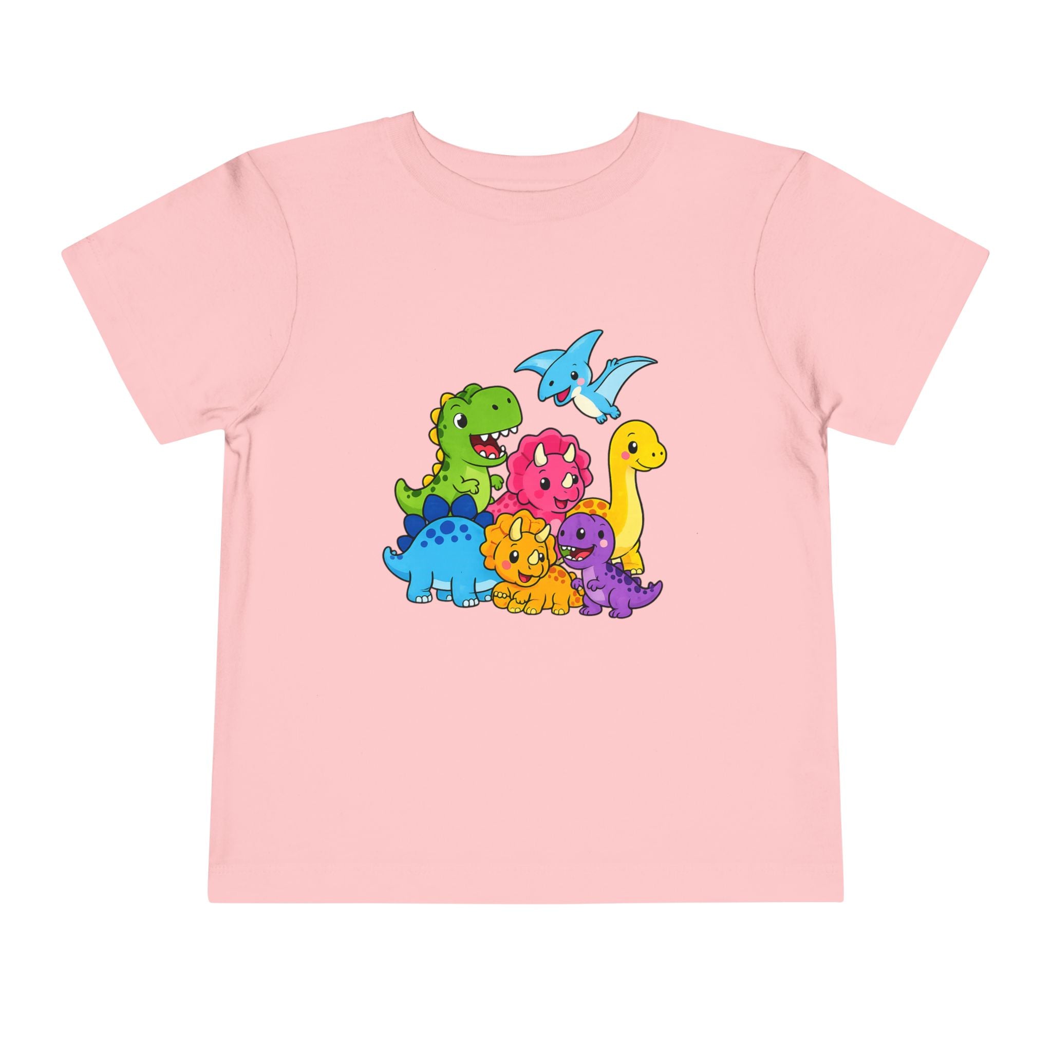 Colorful Dinosaur Toddler Tee — Playful Dino Graphic Shirt for Kids