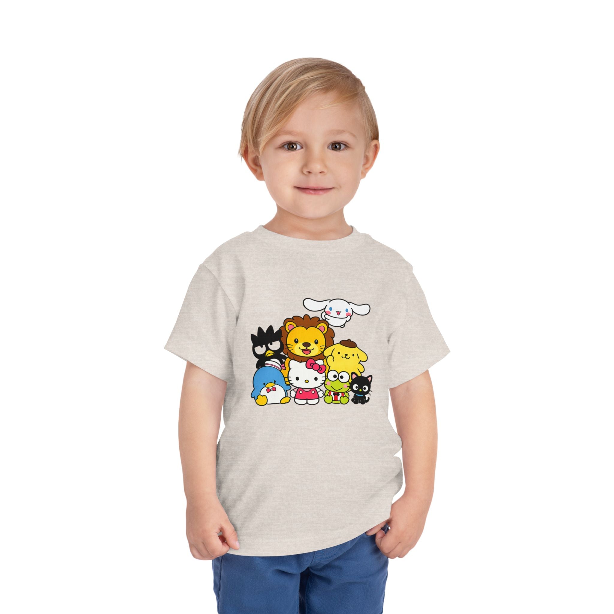 Cartoon Animal Group Toddler Tee