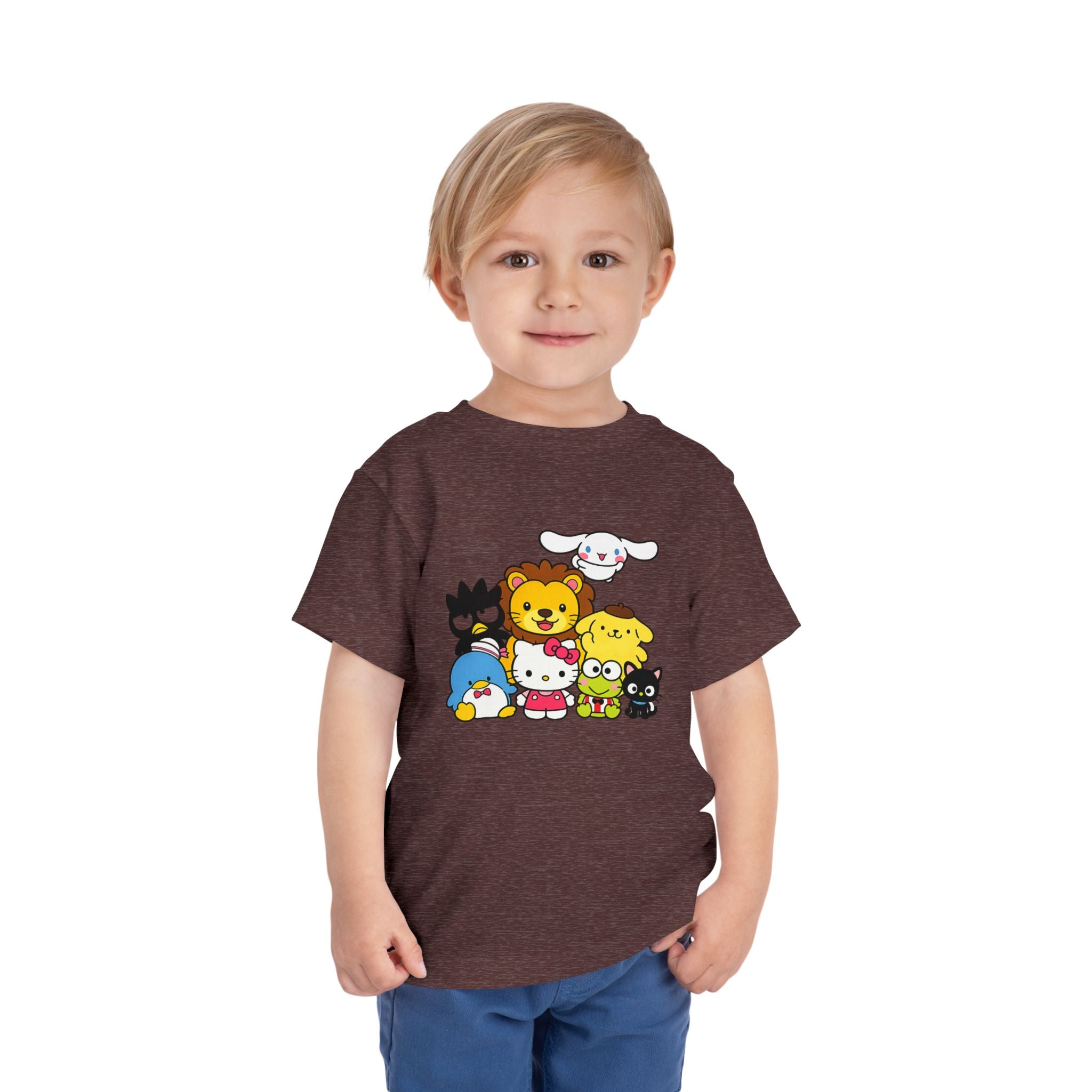 Cartoon Animal Group Toddler Tee