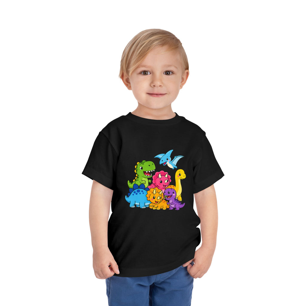 Colorful Dinosaur Toddler Tee — Playful Dino Graphic Shirt for Kids