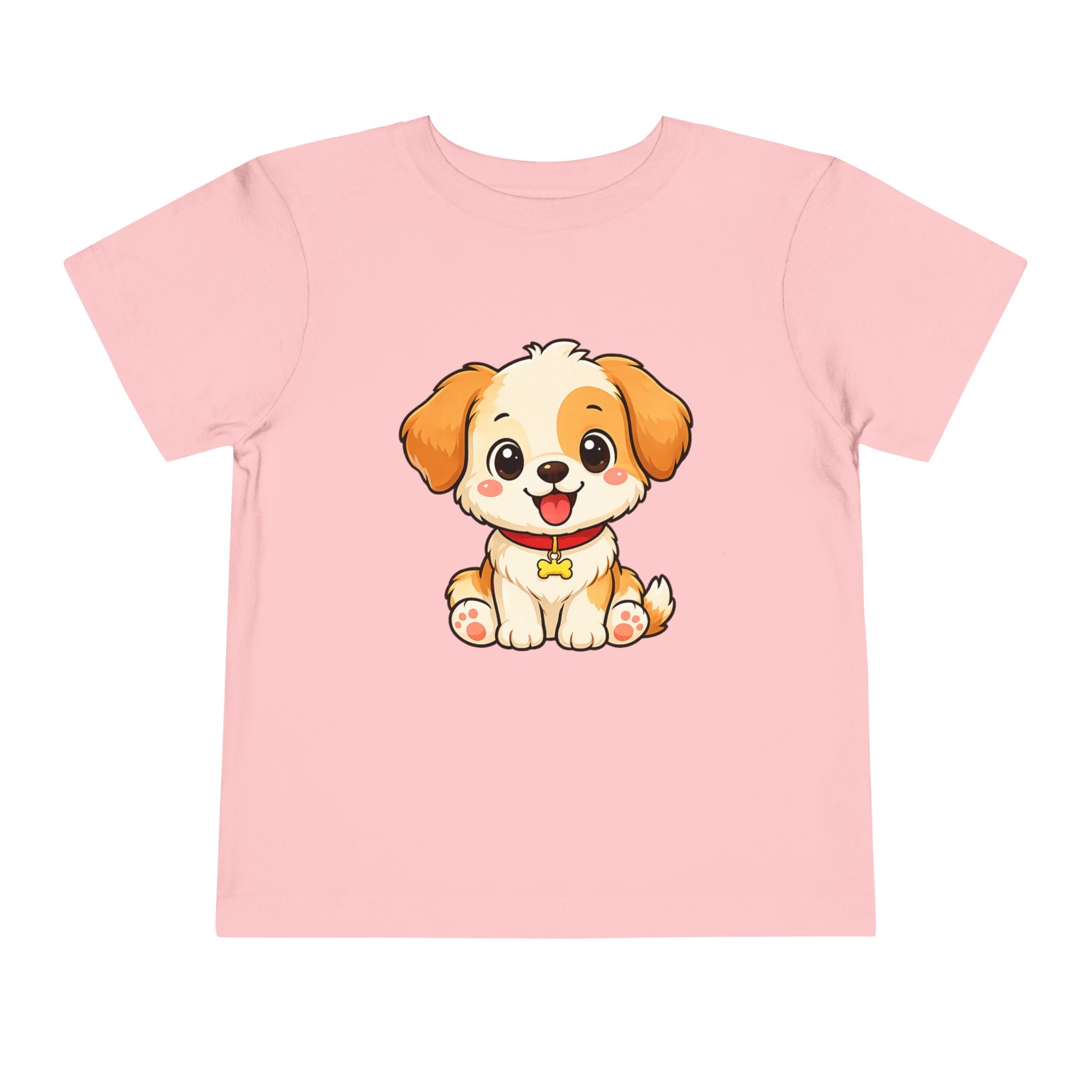 Puppy Toddler Tee – Adorable Cartoon Dog Graphic Shirt for Kids