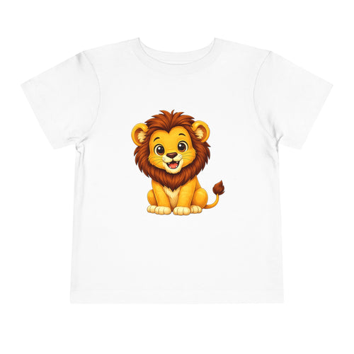 Baby Lion Toddler Tee — Adorable Safari Animal Short Sleeve Shirt