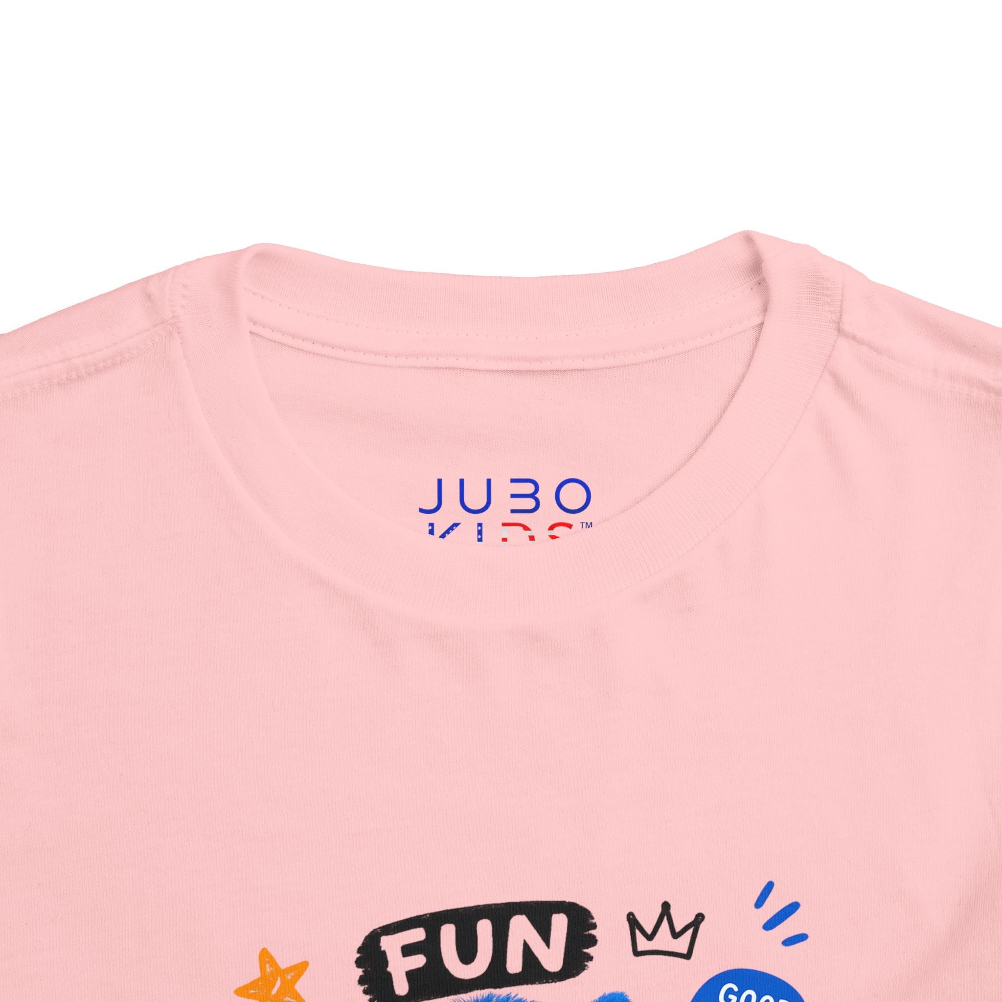 Fun Blue Monster Toddler Tee — "Be You Be Jobo" Graphic Shirt