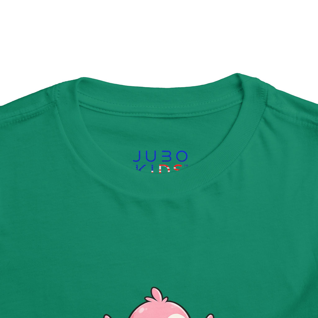 Toddler Tee — Cute Rainbow Baby Birds Graphic Shirt
