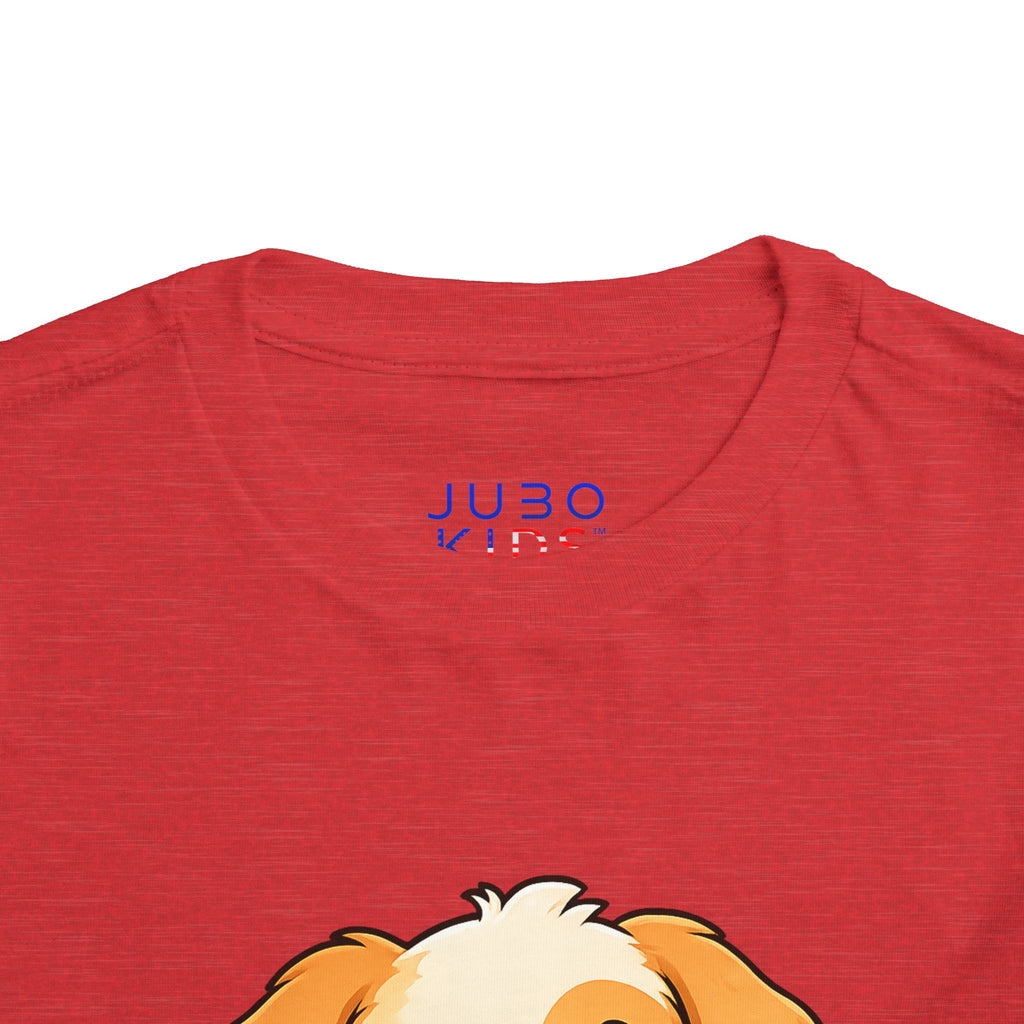 Puppy Toddler Tee – Adorable Cartoon Dog Graphic Shirt for Kids