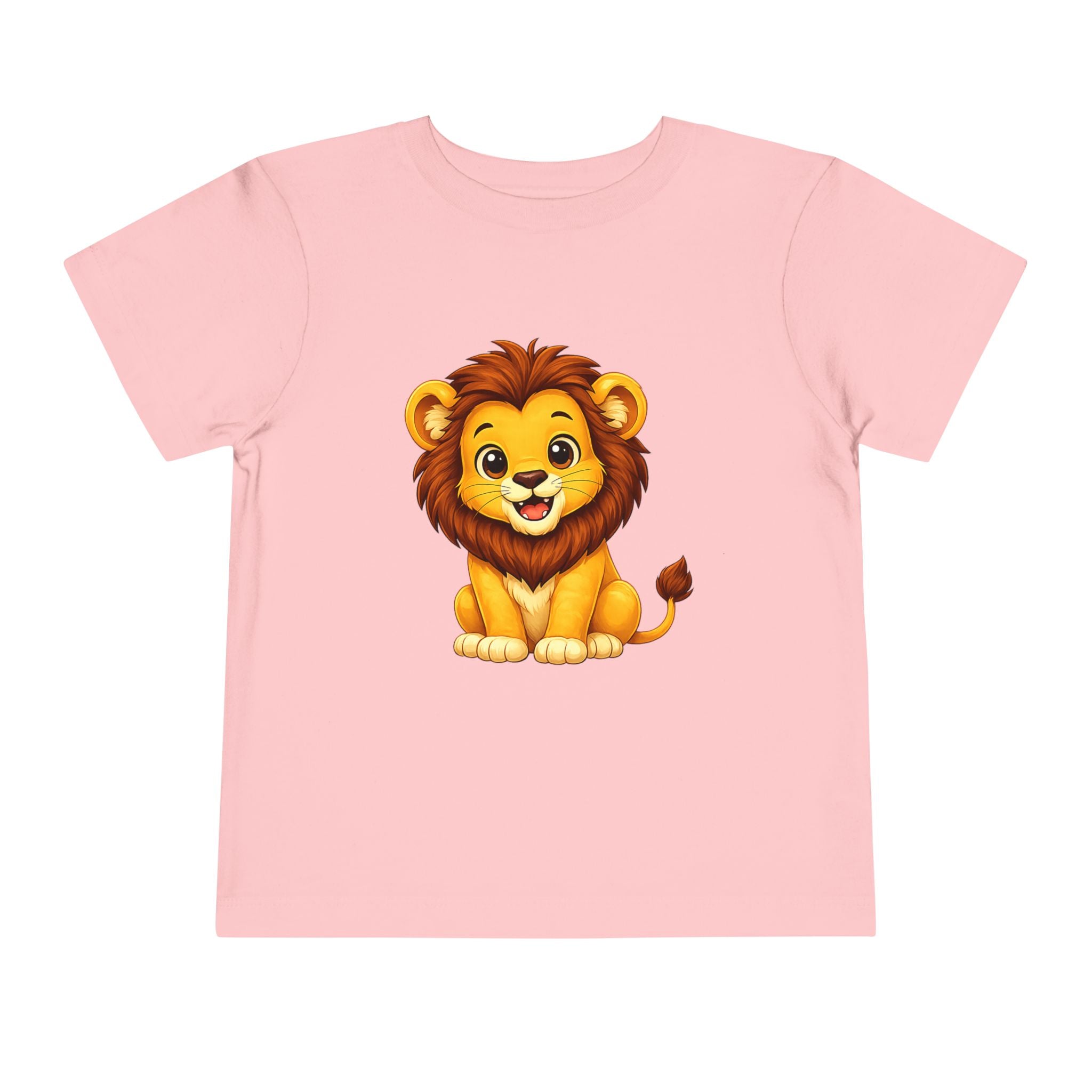 Baby Lion Toddler Tee — Adorable Safari Animal Short Sleeve Shirt