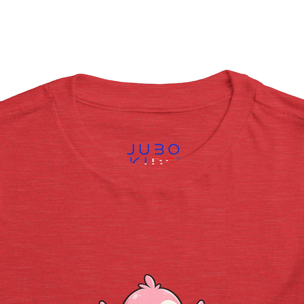 Toddler Tee — Cute Rainbow Baby Birds Graphic Shirt