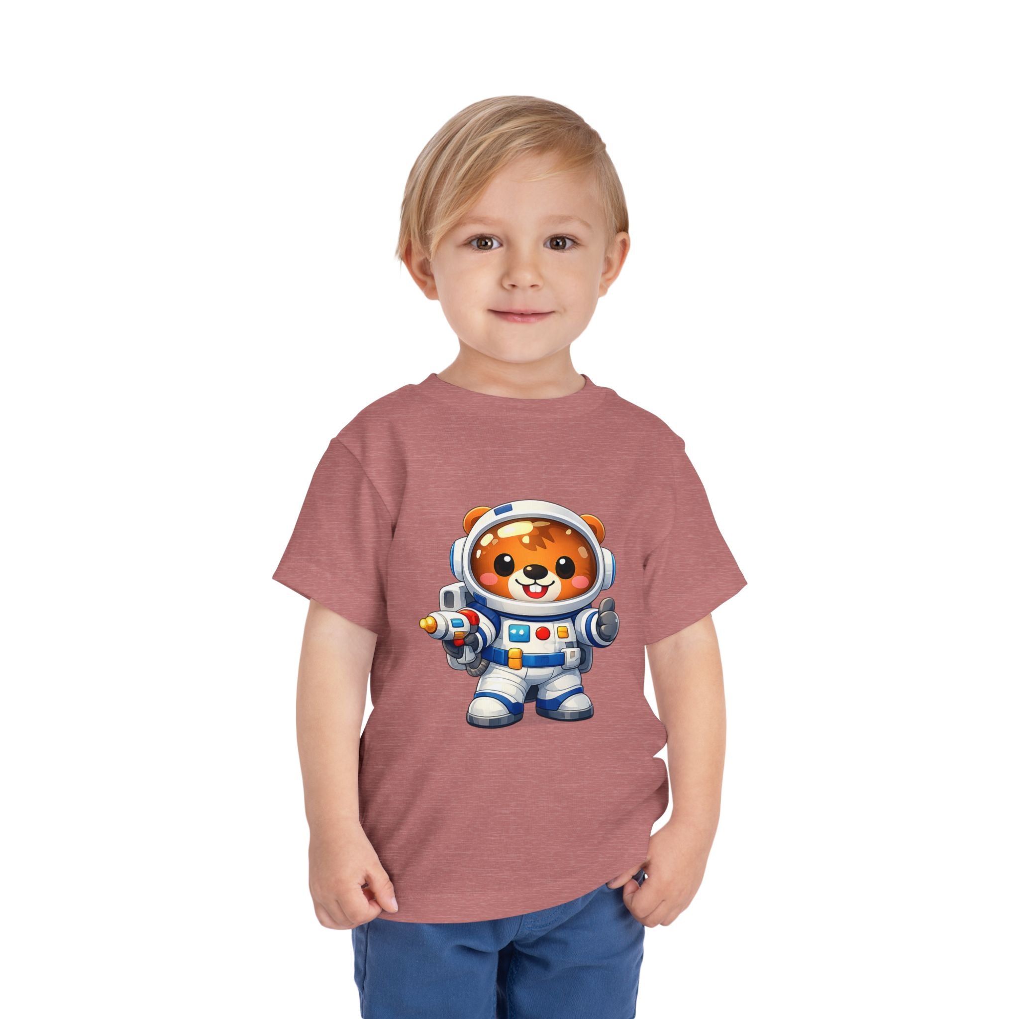 Toddler Astronaut Bear Tee — Cute Space Explorer Kids Shirt