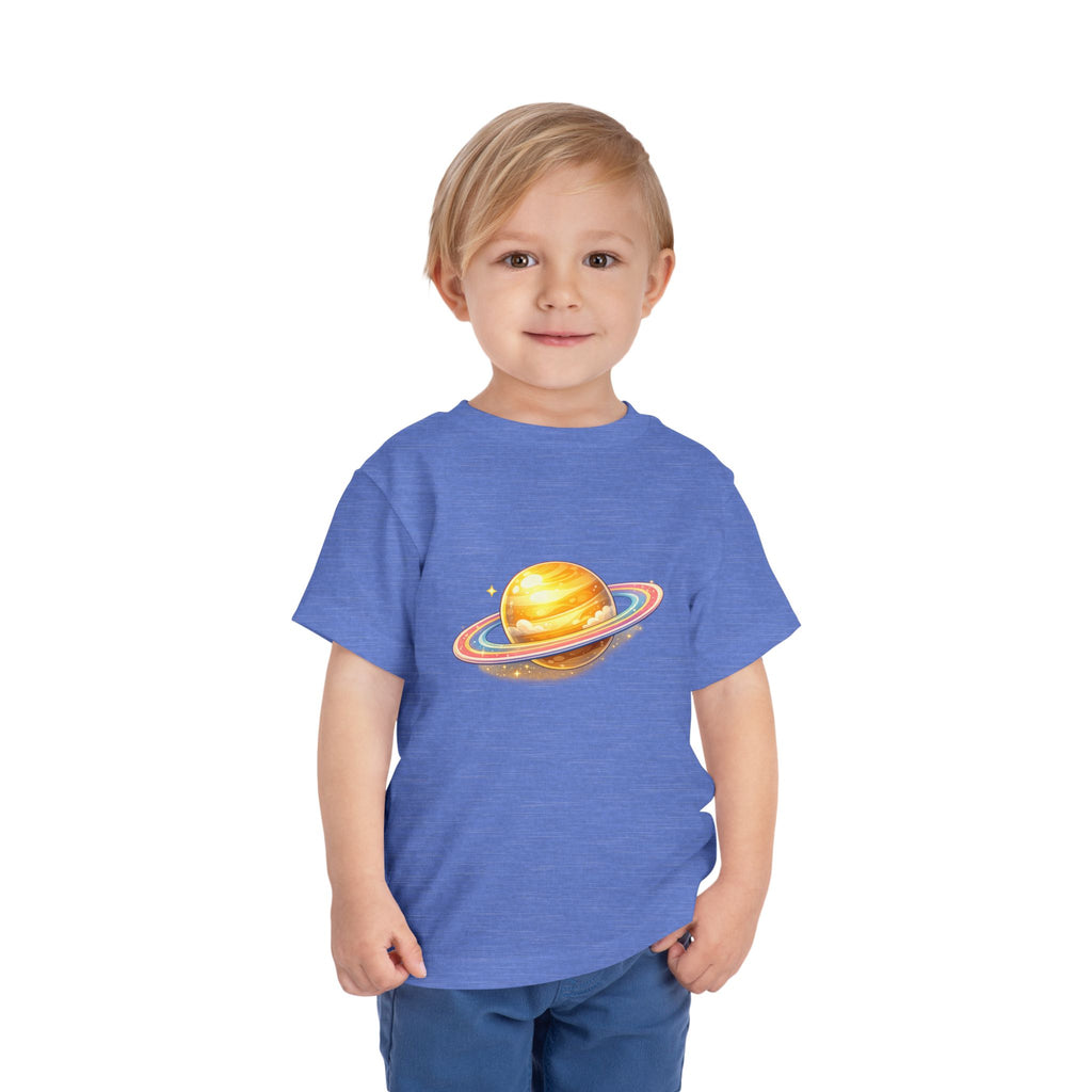 Toddler Tee - Cute Saturn Planet Graphic
