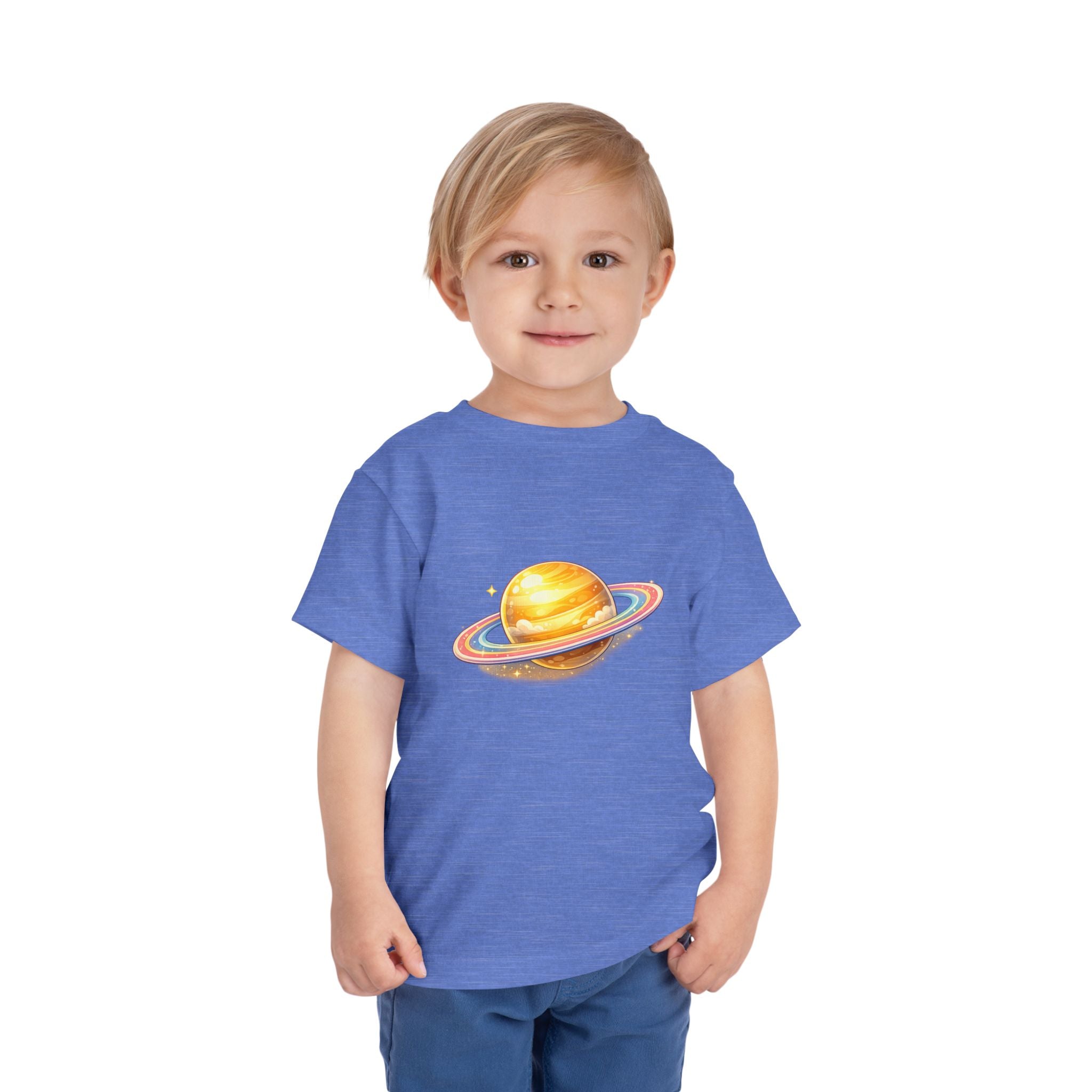 Toddler Tee - Cute Saturn Planet Graphic