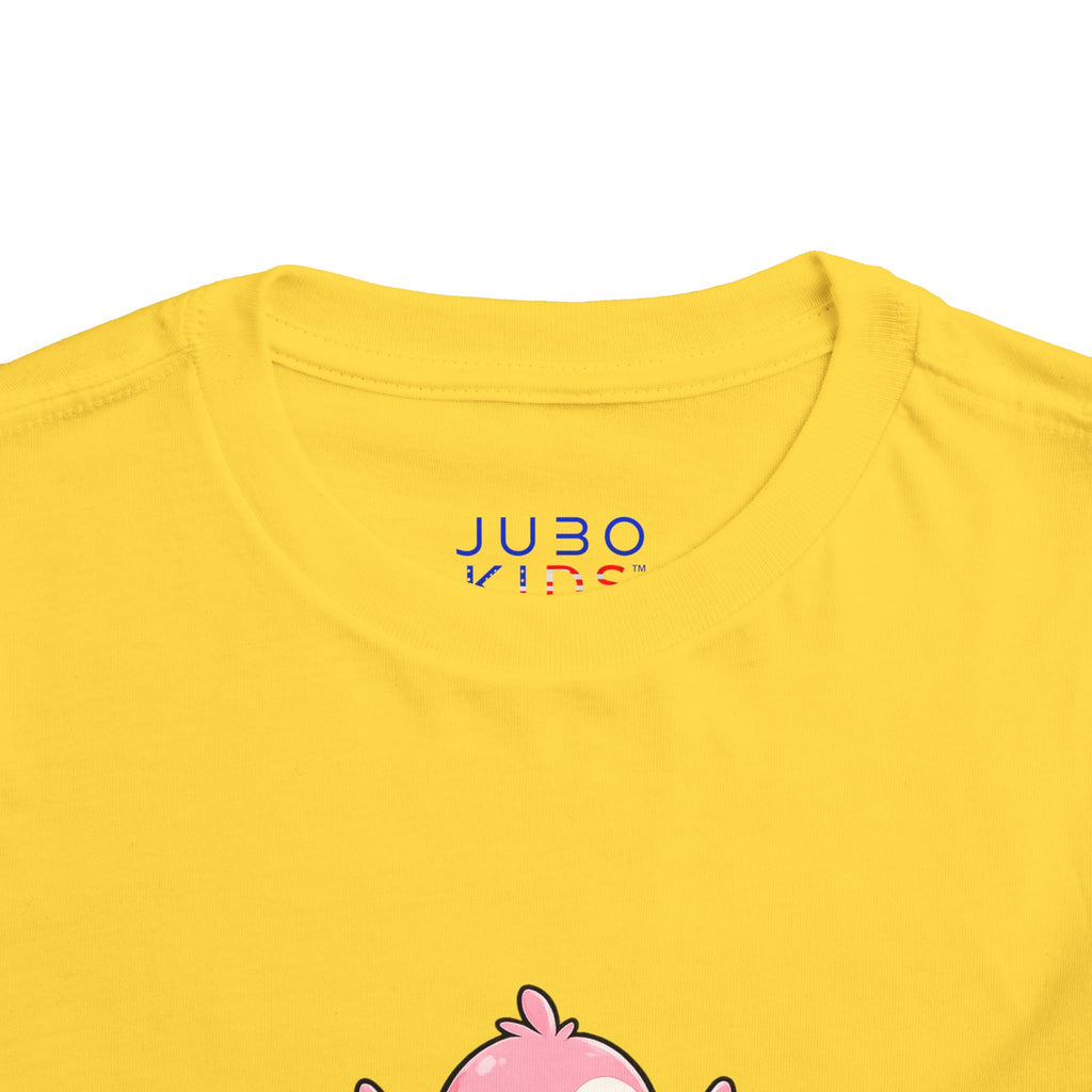 Toddler Tee — Cute Rainbow Baby Birds Graphic Shirt