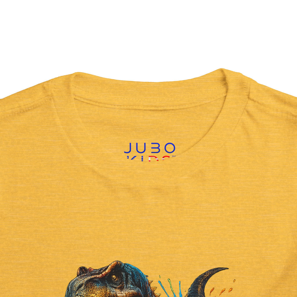 Toddler Tee — Colorful Roaring T-Rex Dino Graphic