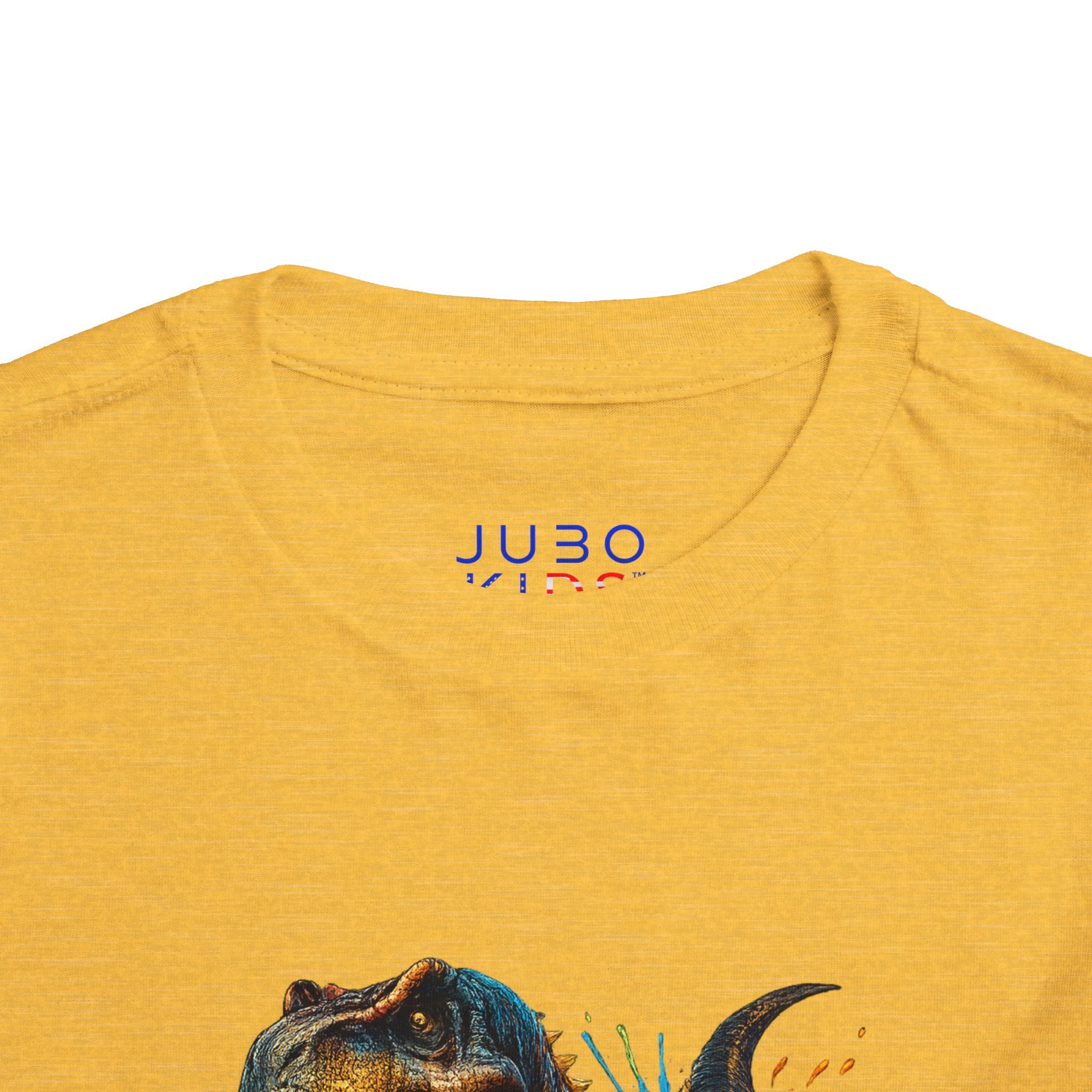 Toddler Tee — Colorful Roaring T-Rex Dino Graphic