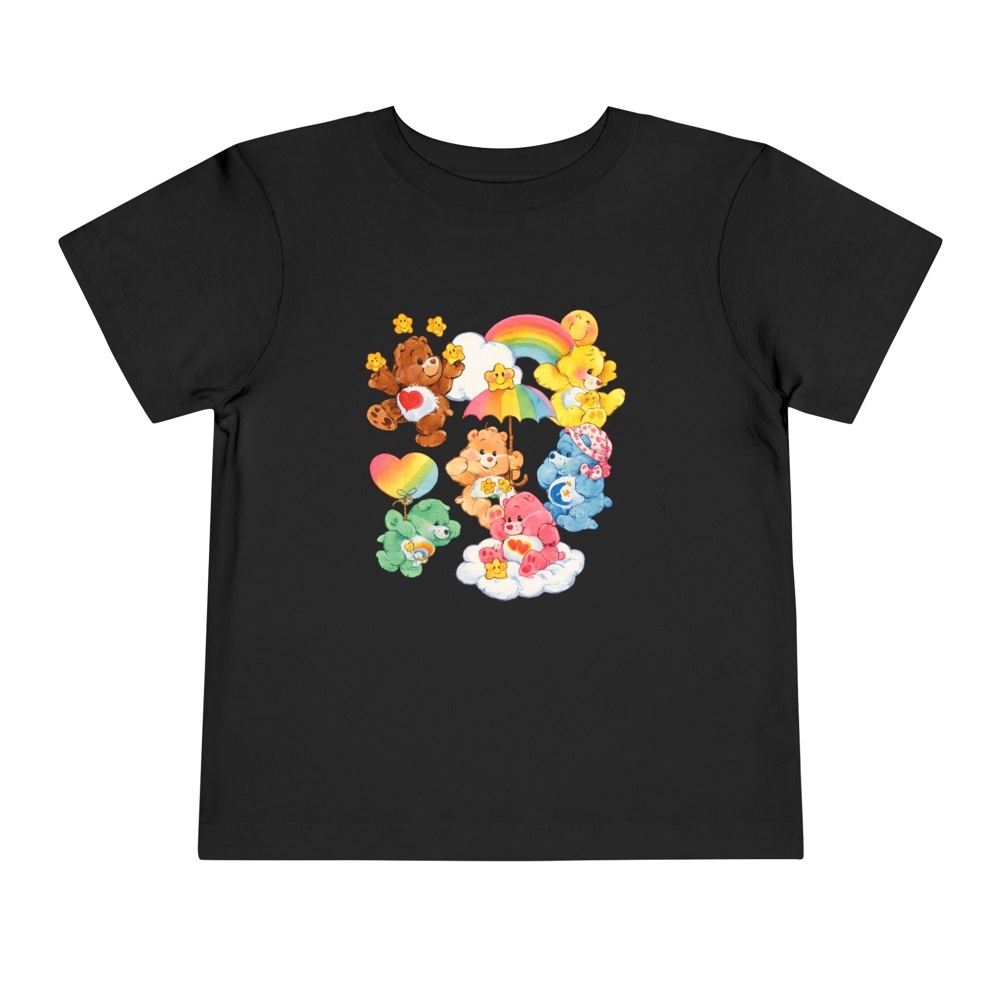 Bears Toddler Tee — Colorful Rainbow Character Graphic Shirt