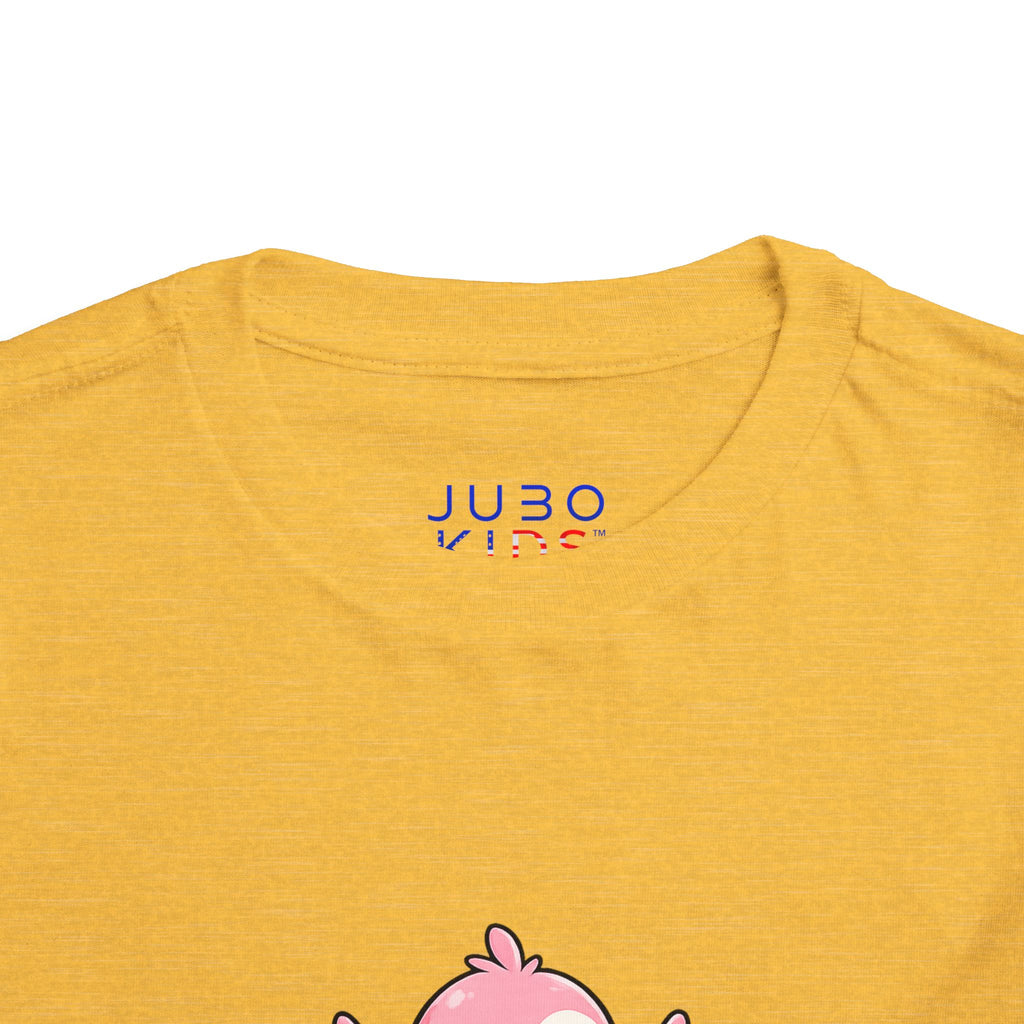 Toddler Tee — Cute Rainbow Baby Birds Graphic Shirt