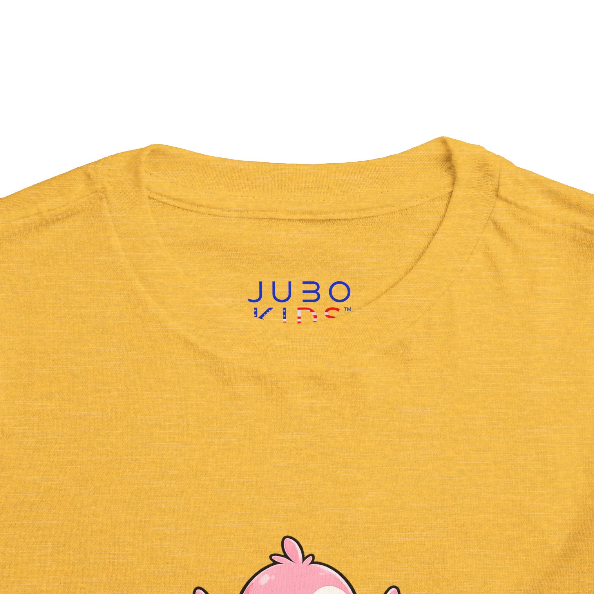 Toddler Tee — Cute Rainbow Baby Birds Graphic Shirt