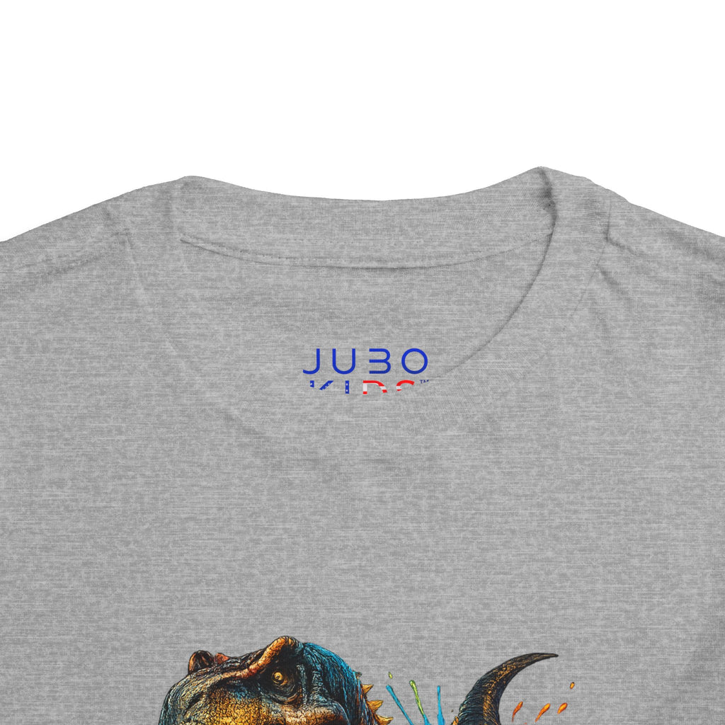 Toddler Tee — Colorful Roaring T-Rex Dino Graphic