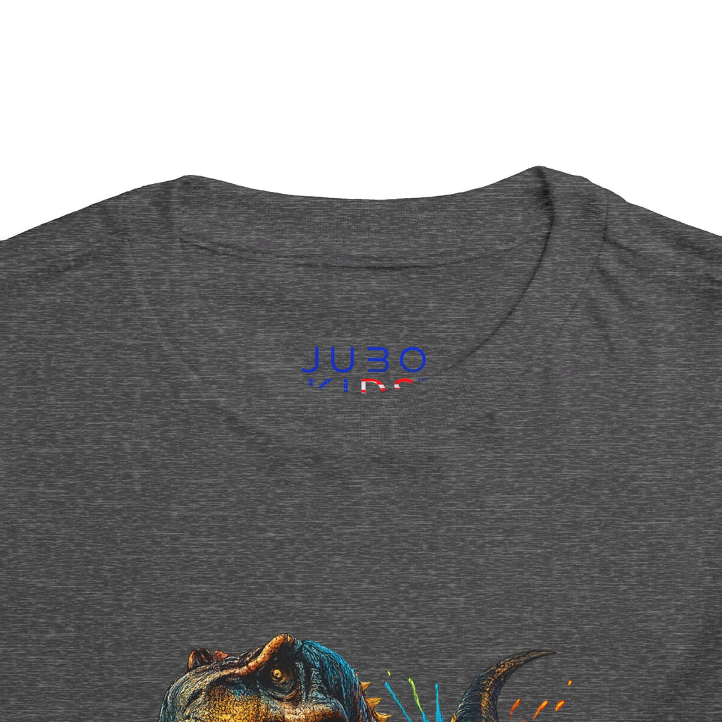 Toddler Tee — Colorful Roaring T-Rex Dino Graphic