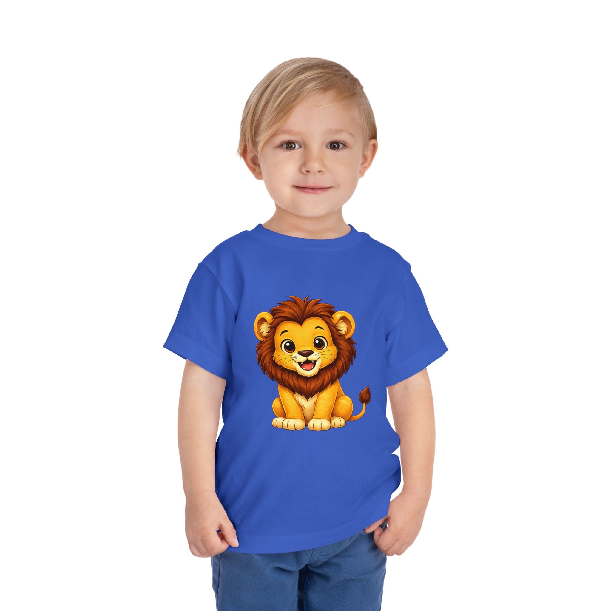 Baby Lion Toddler Tee — Adorable Safari Animal Short Sleeve Shirt